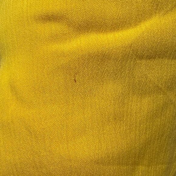 L’agence bright yellow flowy lightweight crinkle wide leg pants size small NEW - Picture 7 of 10